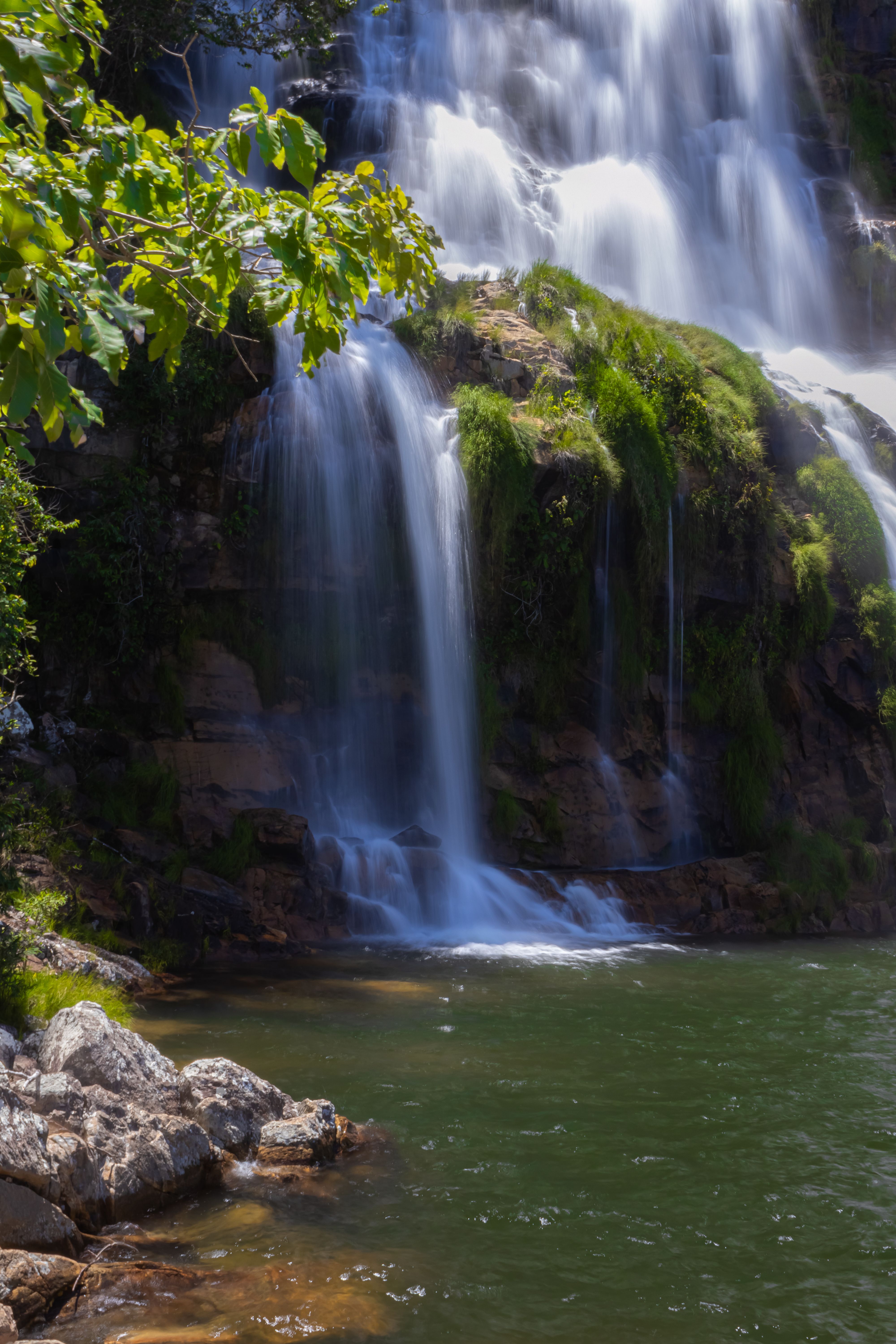 Waterfall in Chapada dos Veadeiros National Park in Brazil · Free Stock ...