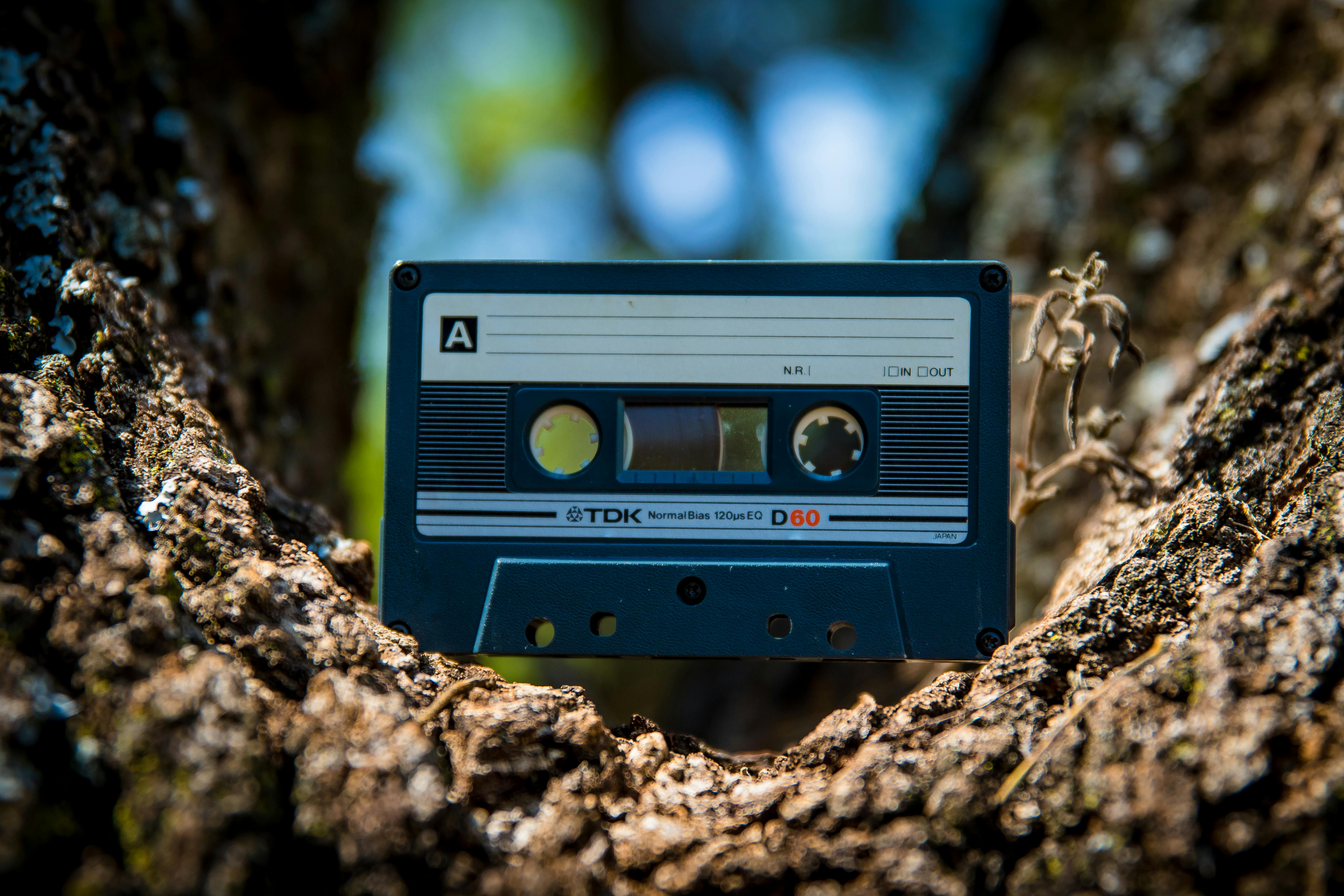 Cassette Tape Retro audio cassette isolated on white background Stock  Photo  Alamy