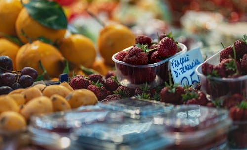 Kostnadsfri bild av basar, frukt, jordgubbar