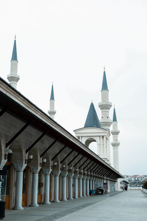 Minarets of Nusretiye Mosque in Istanbul