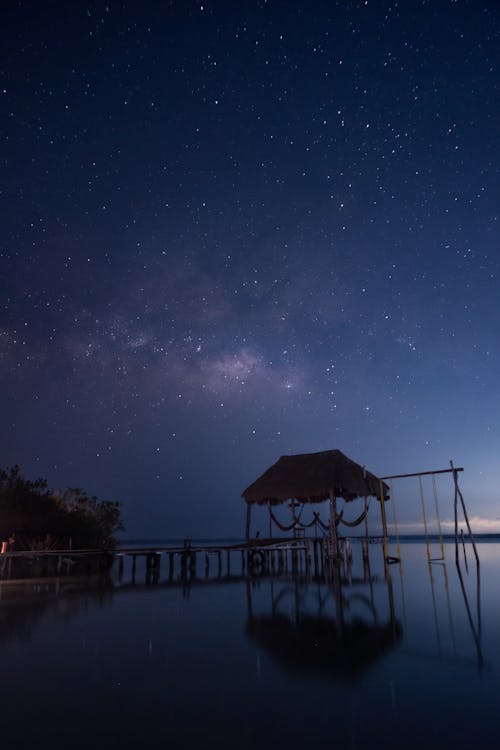 Foto d'estoc gratuïta de a l'aire lliure, aigua, astronomia