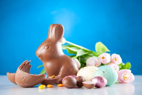 бесплатная Кролик шоколад Стоковое фото