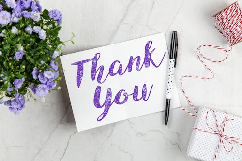 Free Thank You Signage Stock Photo