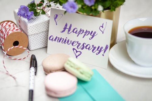 Free Happy Anniversary Signage Stock Photo