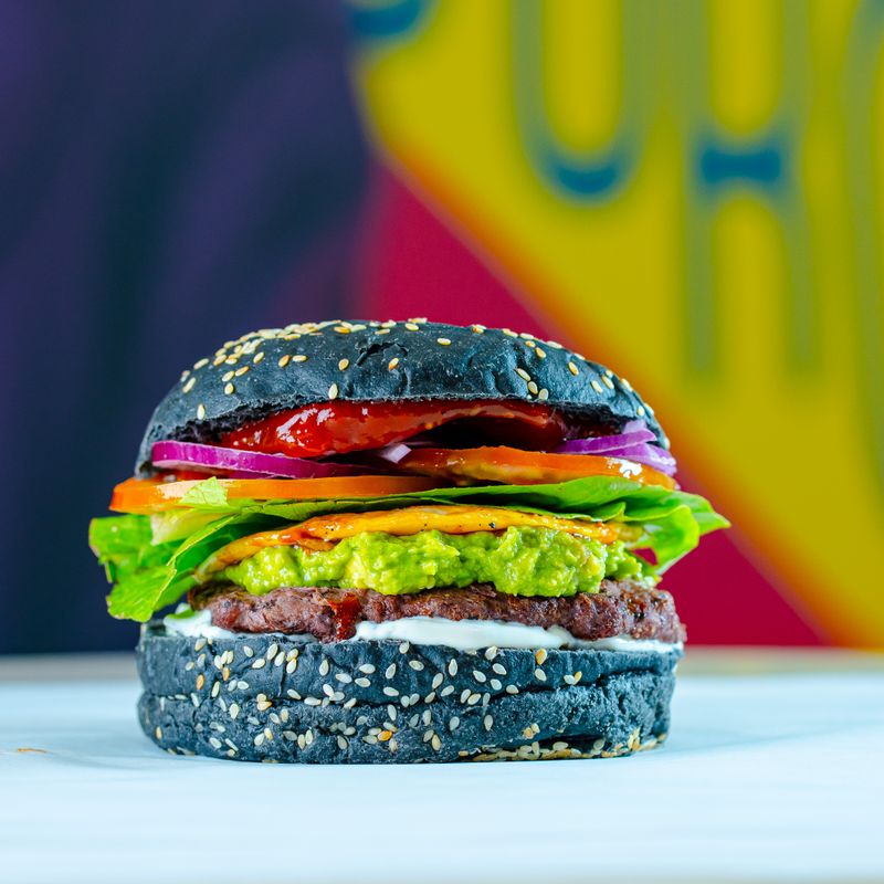 Arepa Veggie Burgers with Avocado