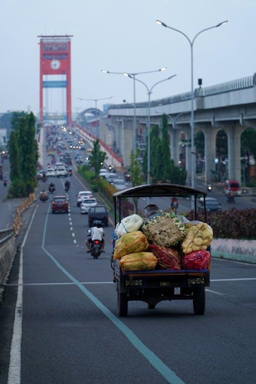 Kostenloses Stock Foto zu ampera-brücke, indonesien, lokale sehenswürdigkeiten