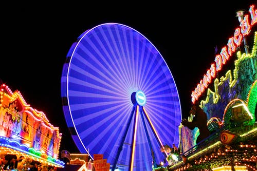 Blue Ferris Wheel