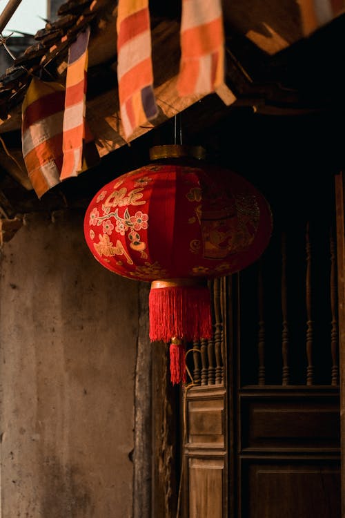 Photos gratuites de décoration, lanterne chinoise, nature morte