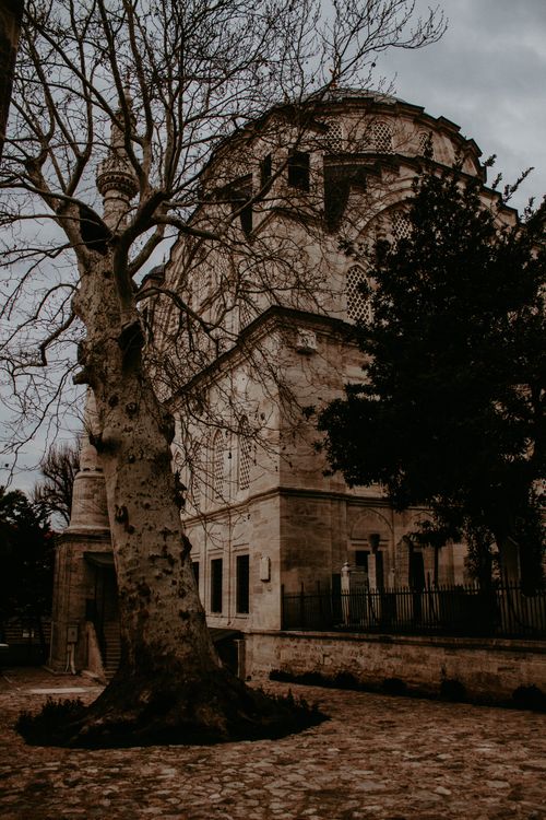 Free Beautiful capture of Ayazma Mosque with surrounding trees in Istanbul, showcasing Ottoman architecture. Stock Photo