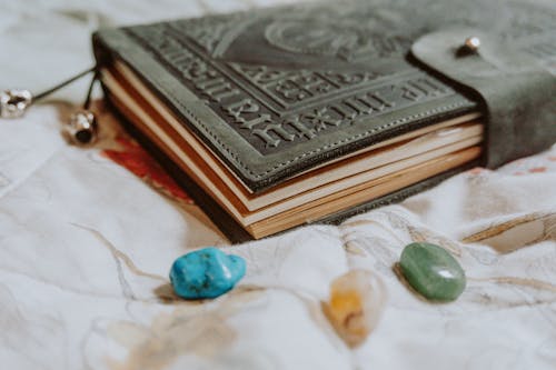 Mystical Journal with Crystals