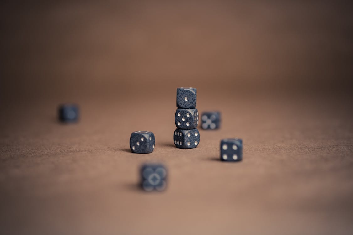 Free Still Life with dices Stock Photo