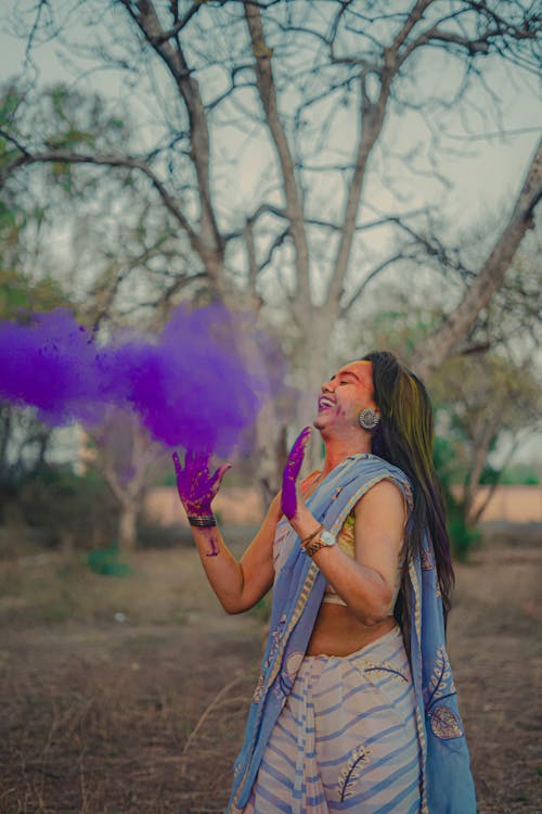 Foto stok gratis asap, budaya india, ceria