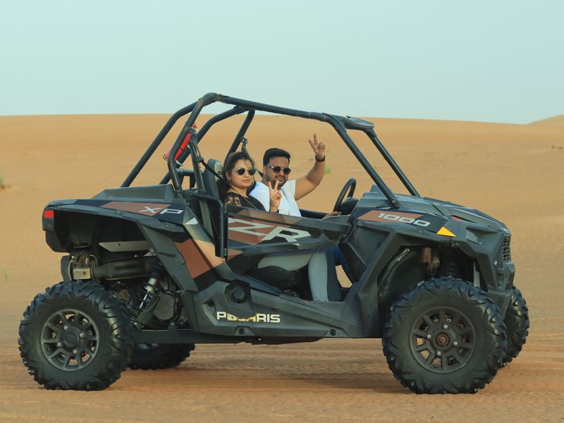 Dune buggy Dubai desert ride