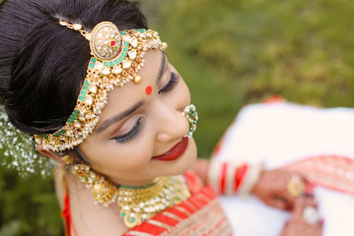 传统服装, 印度女人, 咖啡色頭髮的女人 的 免费素材图片