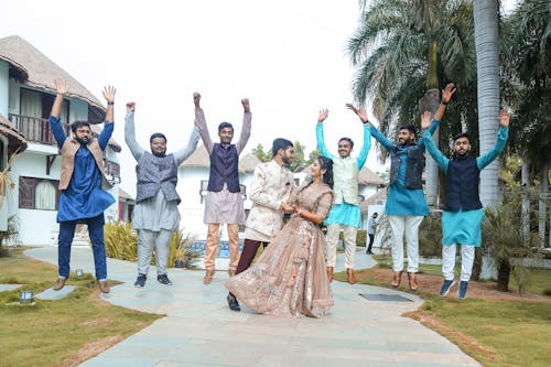 Free stock photo of beautiful bride, bride and groom, engagement