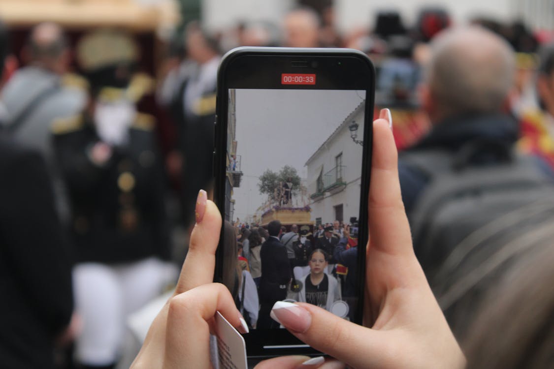 rescatando fotografías del paso a través del móvil