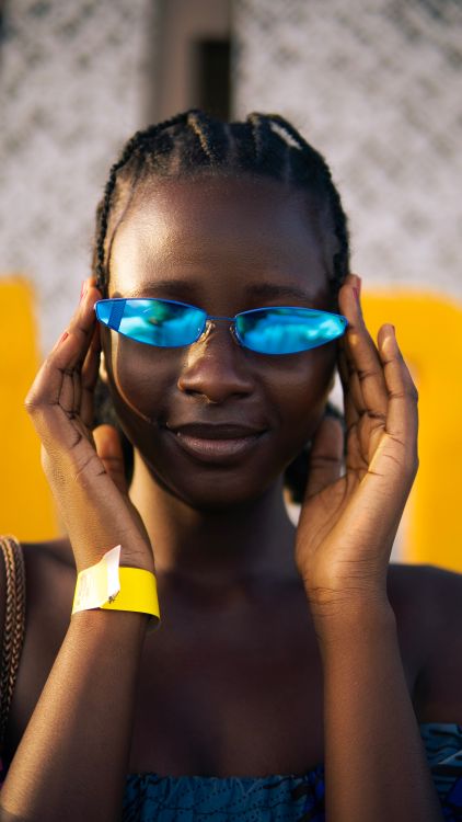 Portrait of a Young Woman in Sunglasses · Free Stock Photo