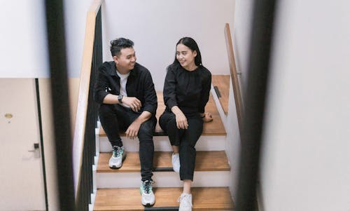 Ingyenes stockfotó ázsiai pár, beszél, együtt témában
