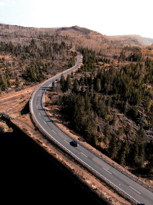 Kostnadsfri bild av asfalt, berg, bil