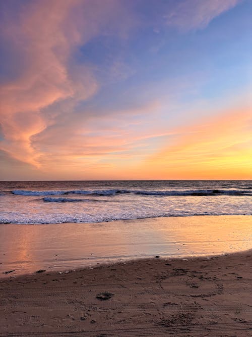 Fotobanka s bezplatnými fotkami na tému farby východu slnka, oceán, Pacifik