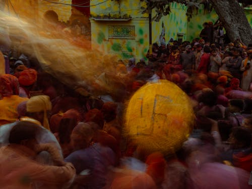 Gratis arkivbilde med abhijeet gourav, barsana holi, farge festival