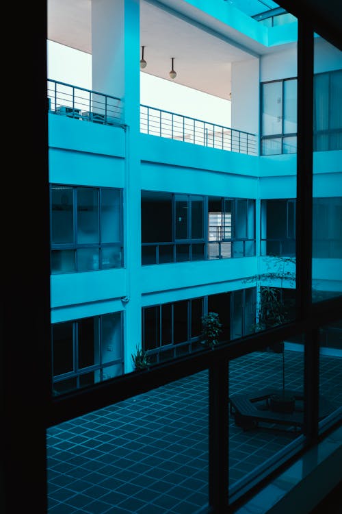 Modern Hotel Courtyard
