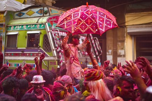 Holi celebration