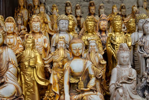 Gratis arkivbilde med buddha, gull, gyllen