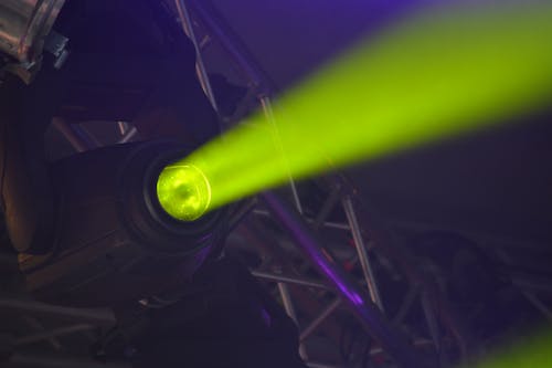 Free Green Laser Stock Photo