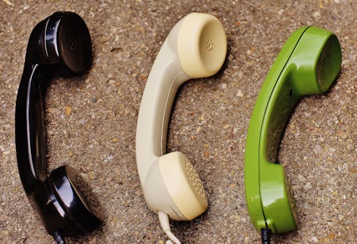 Black White and Green  Phones