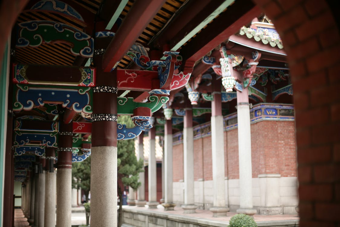 Gratis lagerfoto af kinesisk arkitektur, kolonner, lokale vartegn