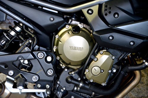 Free Black Yamaha Motorcycle Stock Photo