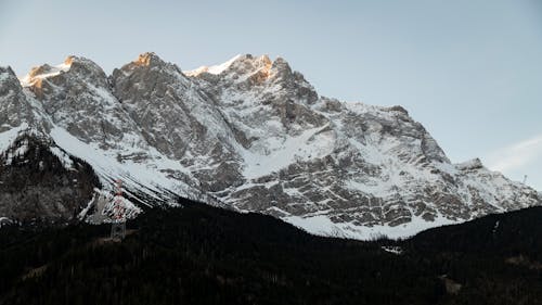 Rocky Snowy Mountain