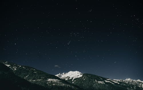 Gratis lagerfoto af astrofotografering, astronomi, bjerg