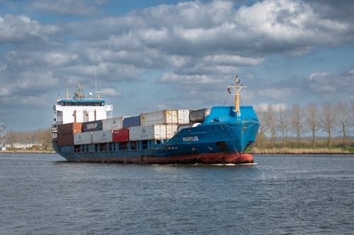Kostnadsfri bild av clouds, containerfartyg, fartyg