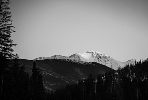 Ingyenes stockfotó domb, egyszínű, fekete-fehér témában