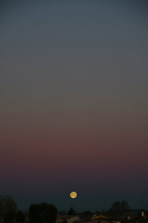 Бесплатное стоковое фото с небо, полная луна