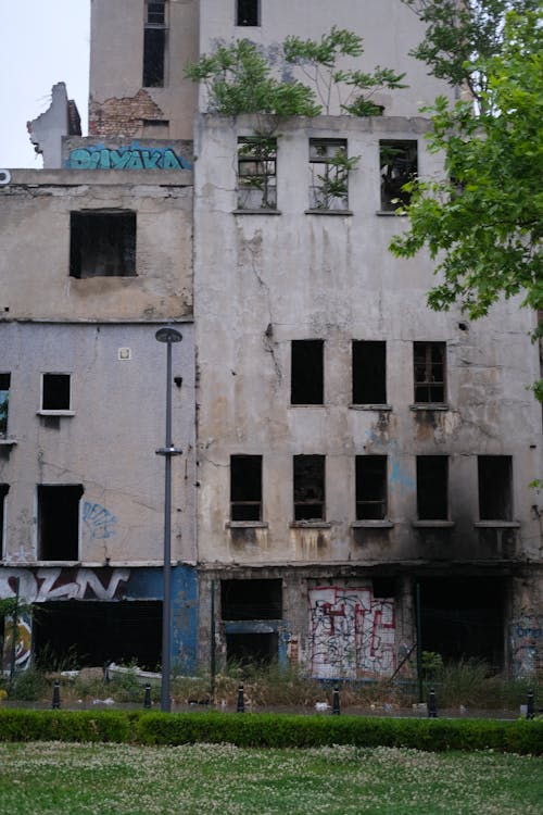 Exterior of an Abandoned Building 
