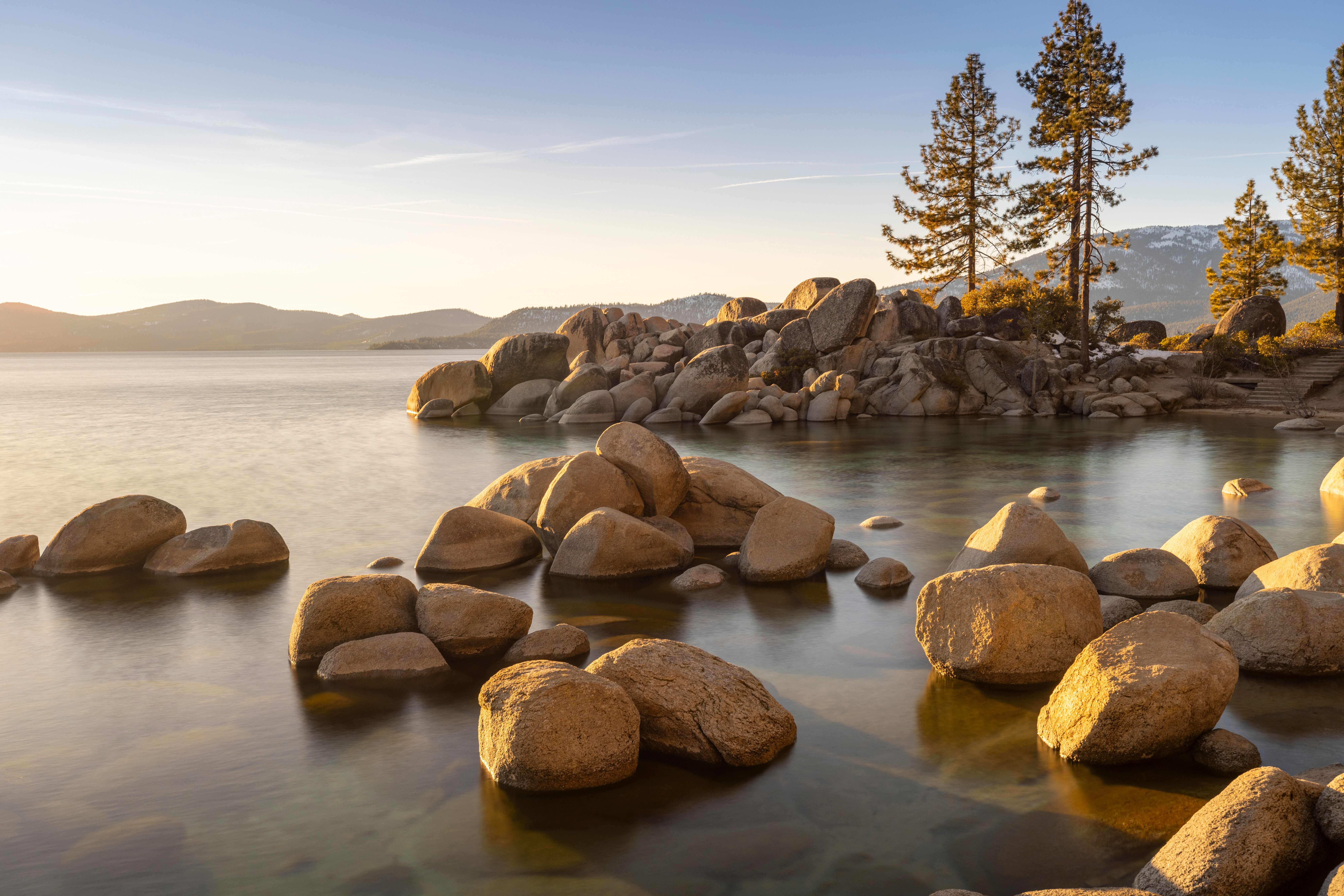 Rocks and Trees around Lake Tahoe in California · Free Stock Photo