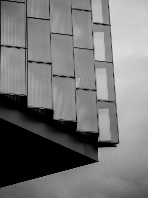 Základová fotografie zdarma na téma budova, černobílý, detail