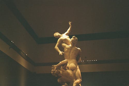 Marble Sculpture in Art Gallery