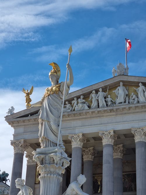 Foto stok gratis Austria, eropa, gedung parlemen