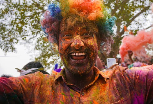 Immagine gratuita di colorato, faccia, festival tradizionale