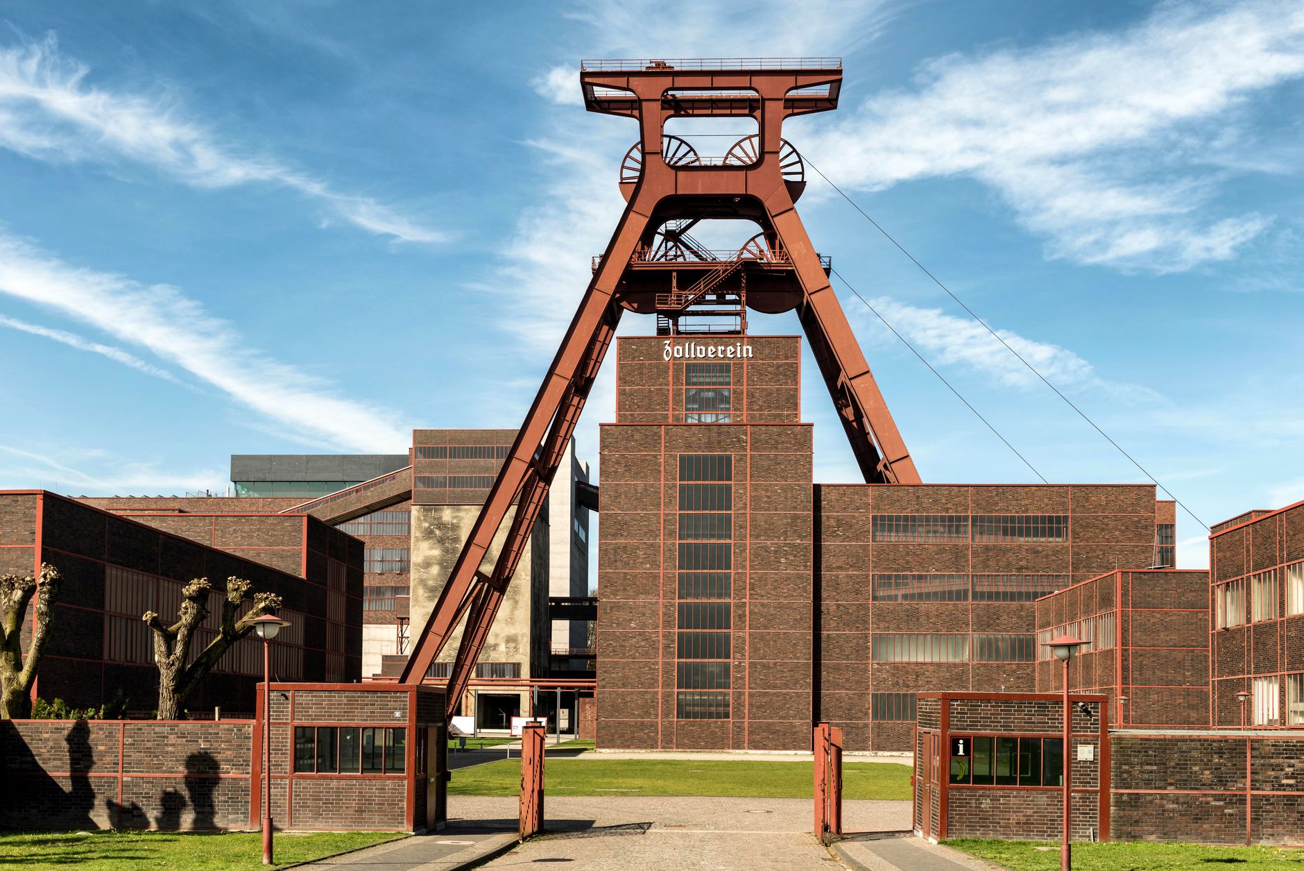 Zollverein Coal Mine, Essen, Germany, showcases industrial heritage and historic architecture.