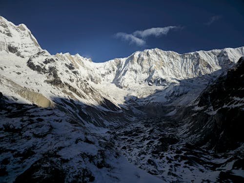冬季, 山, 山谷 的 免费素材图片
