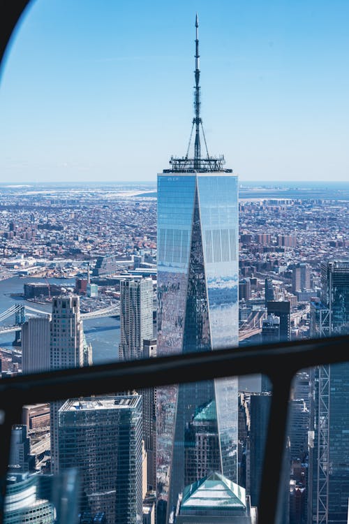 One World Trade Center helicopter shot