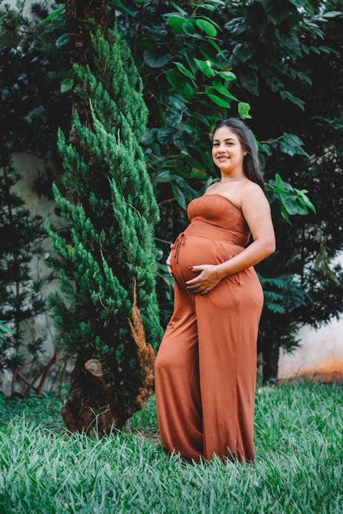 Pregnant Woman in Dress