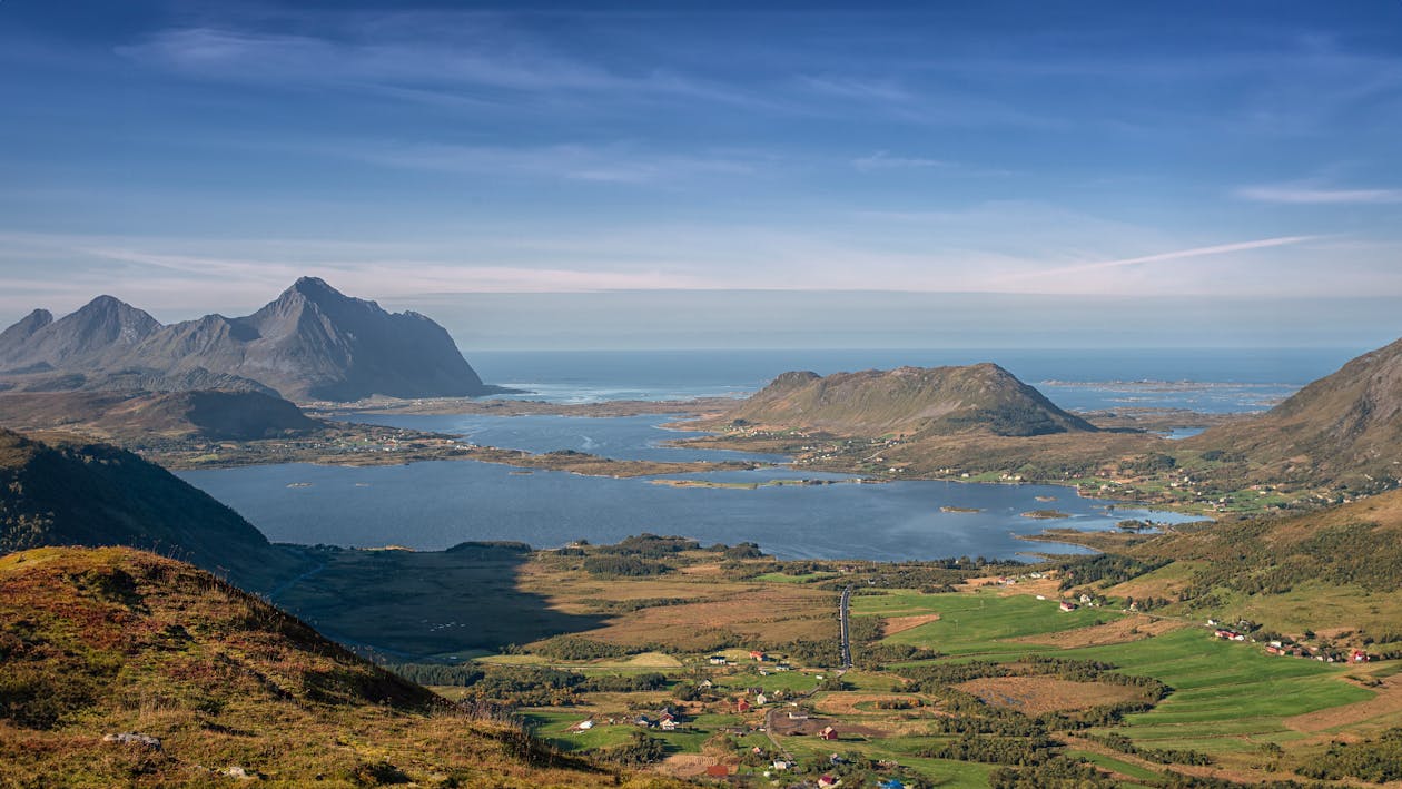 Coastal landscape from Lofoten islands