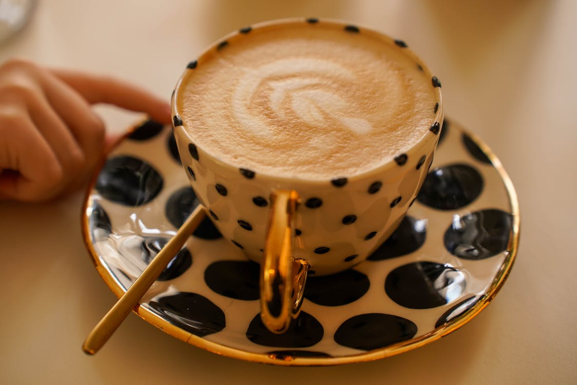 Immagine gratuita di caffè, cappuccino, cucchiaio
