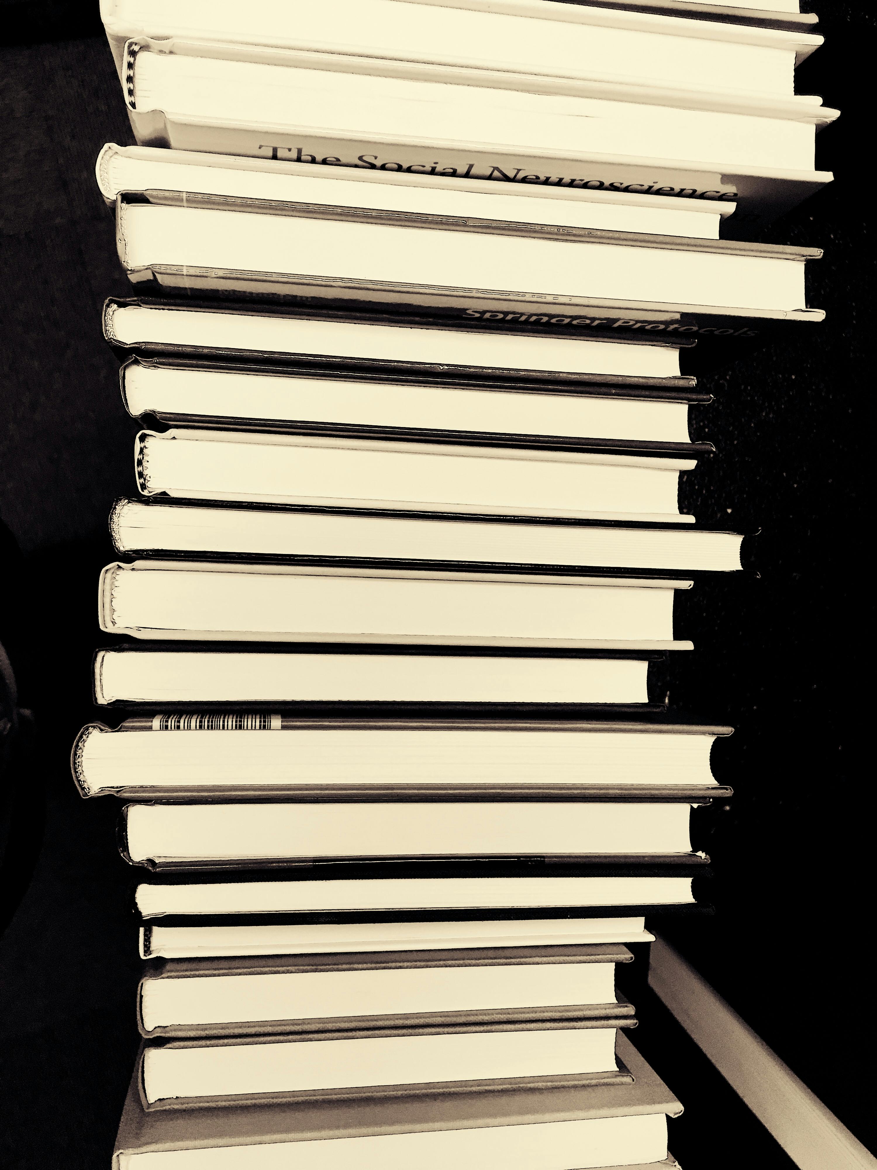 pile of books